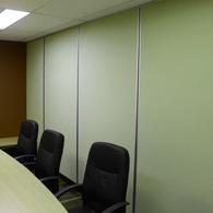 Раздвижная глухая перегородка