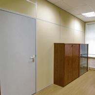 Алюминиевая глухая стационарная перегородка